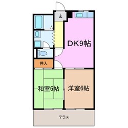 スプリング岩崎Ⅰの物件間取画像